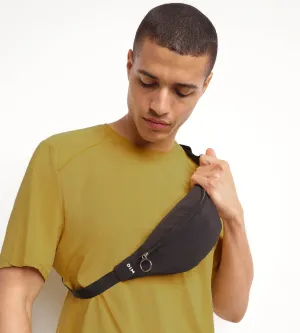 Dim Move unisex black zipped fanny pack