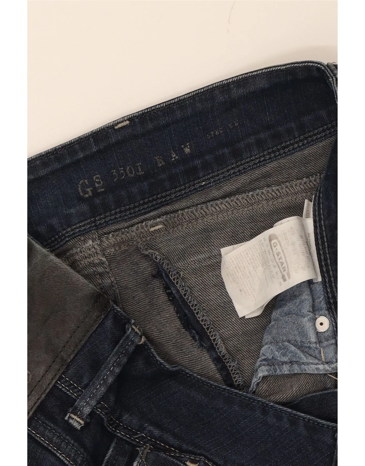 G-STAR Womens Skinny Jeans W28 L32 Navy Blue Cotton