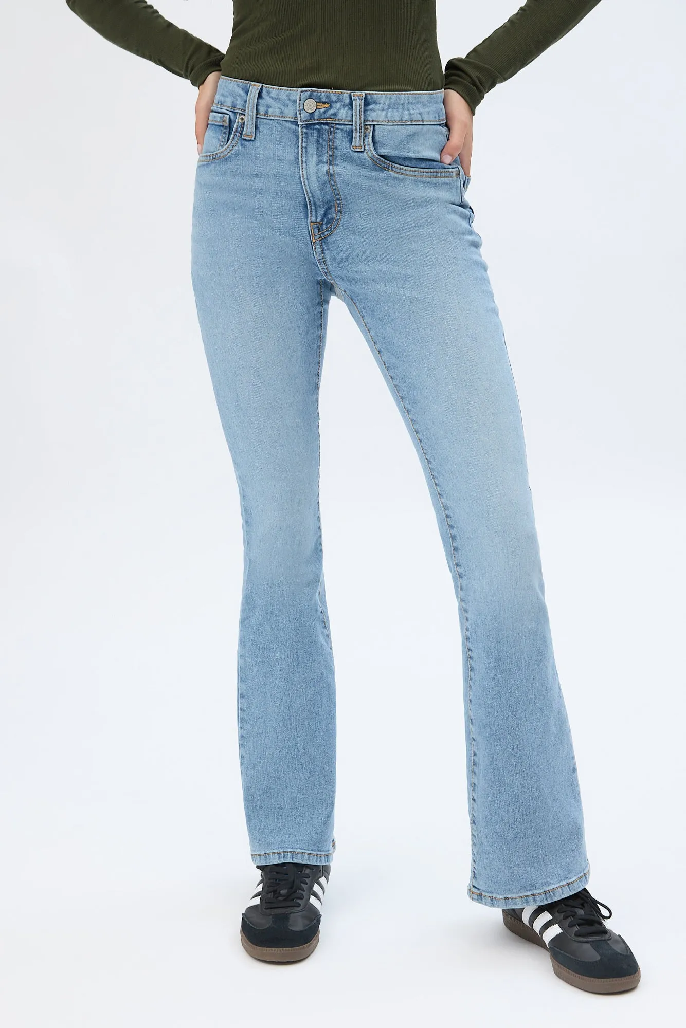High Rise Flare Jeans