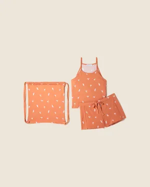 Hochgeschlossenes Tank-Top & Short Im Beutel