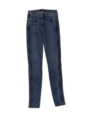 J BRAND Womens Skinny Jeans W26 L28 Navy Blue Cotton
