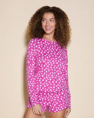 Langarm-Top & Boxer-Lounge-Set