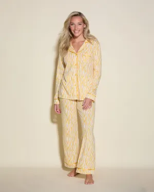 Langärmeliges Top & Hose Pyjama-Set