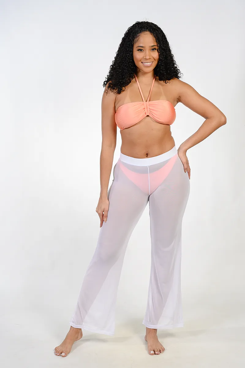 Micromesh printed pull-on pants
