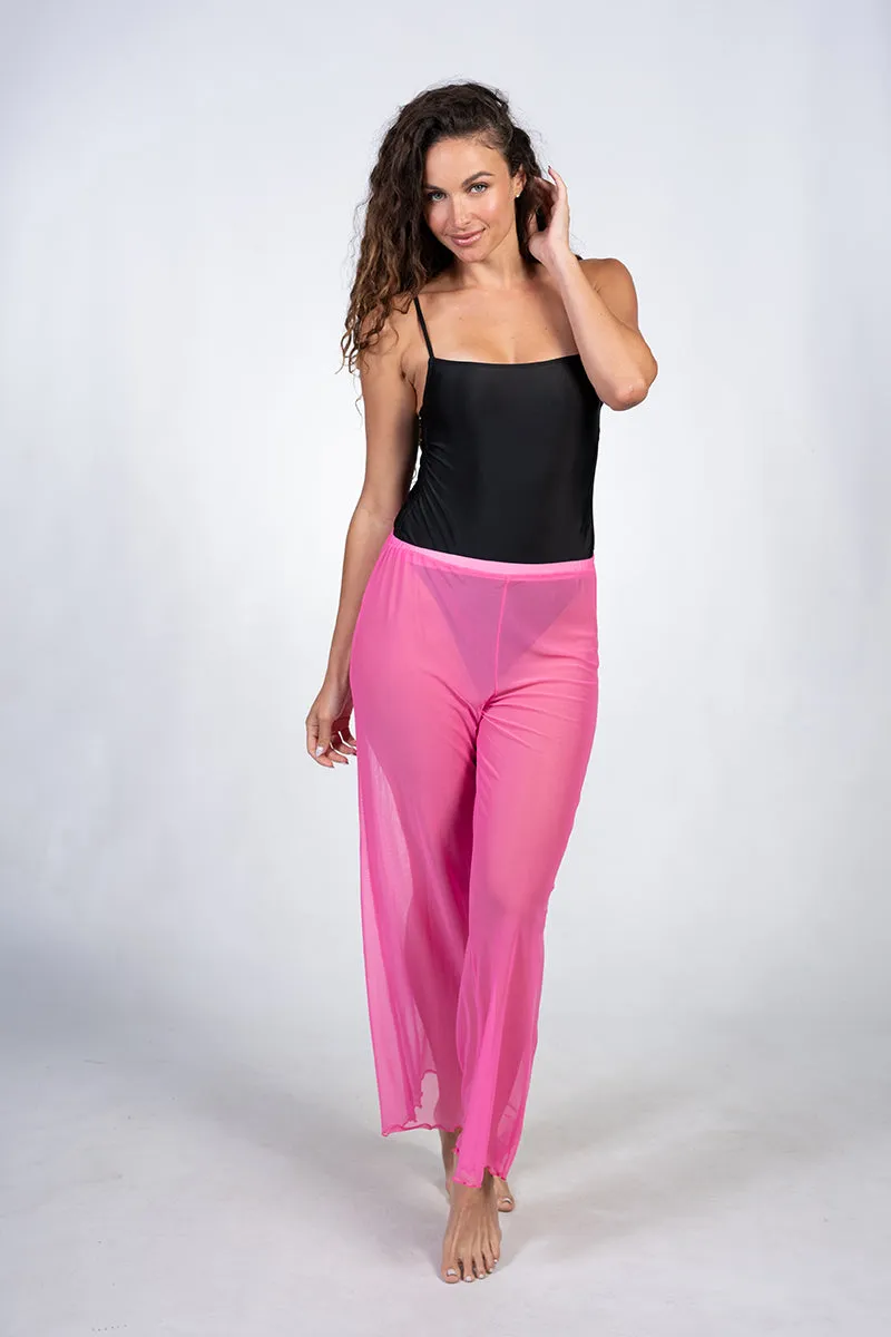 Micromesh printed pull-on pants