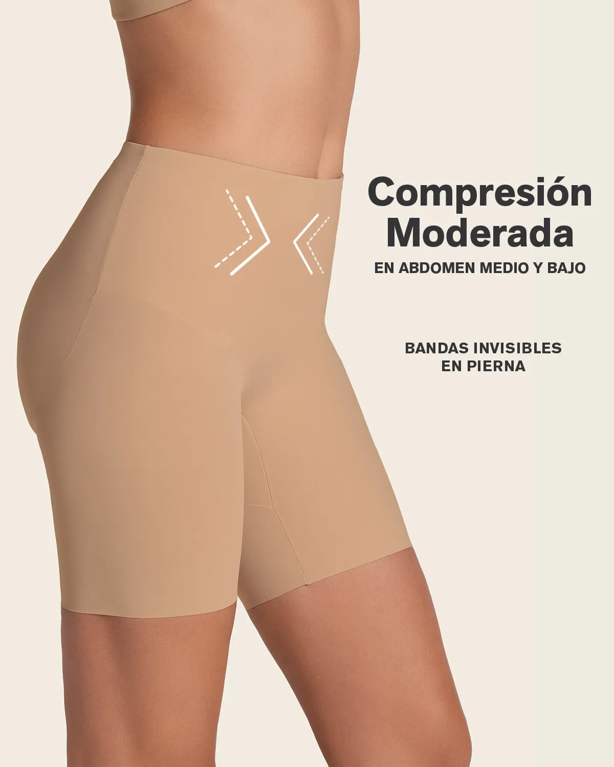 Midrise Anti Chafing Butt Lifter Shaper Short