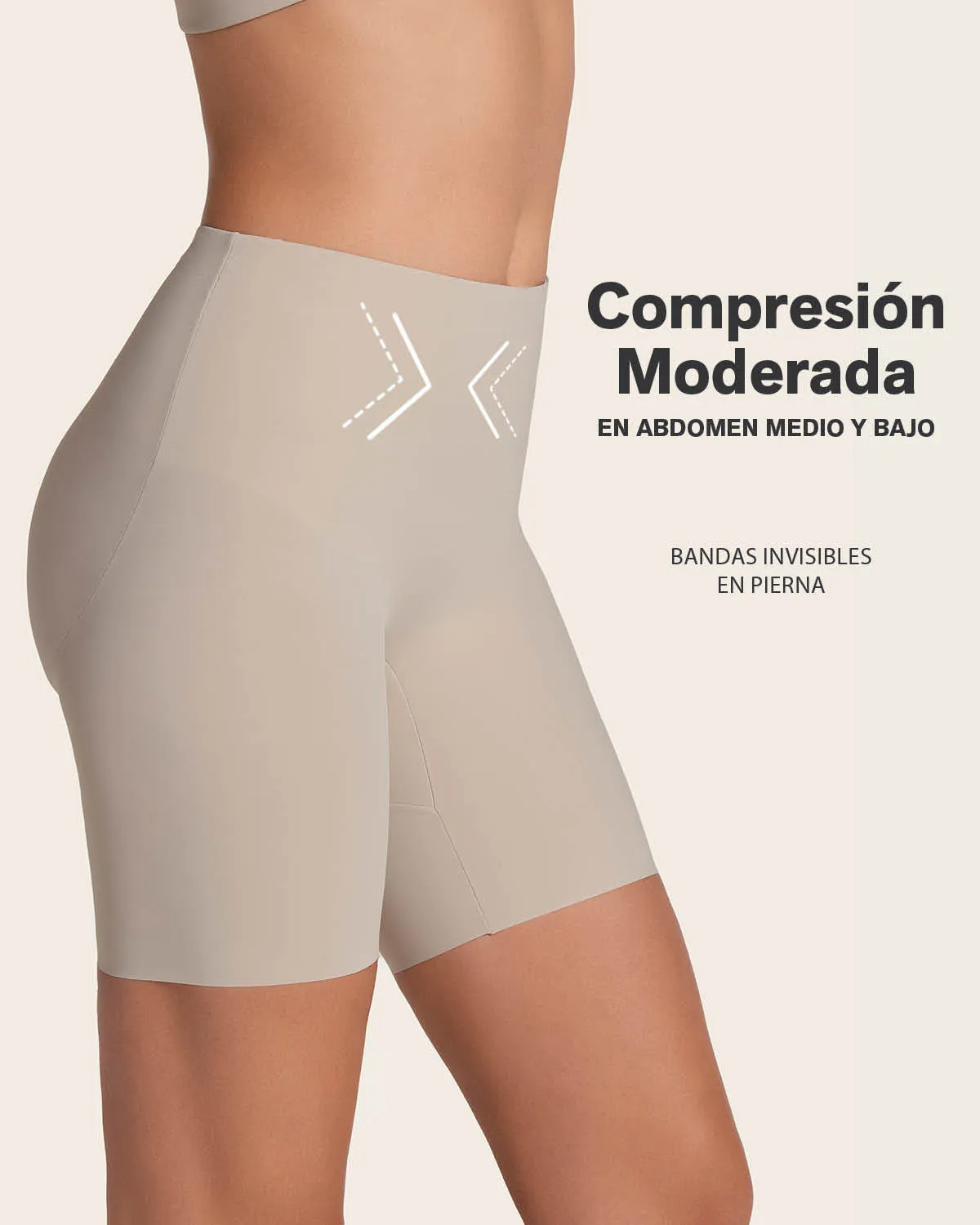 Midrise Anti Chafing Butt Lifter Shaper Short