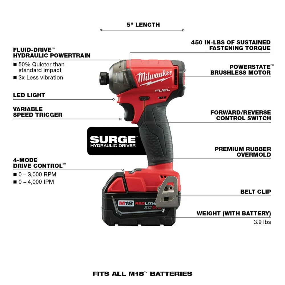Milwaukee 3699-22 - M18 FUEL™ 2-Tool Combo Kit