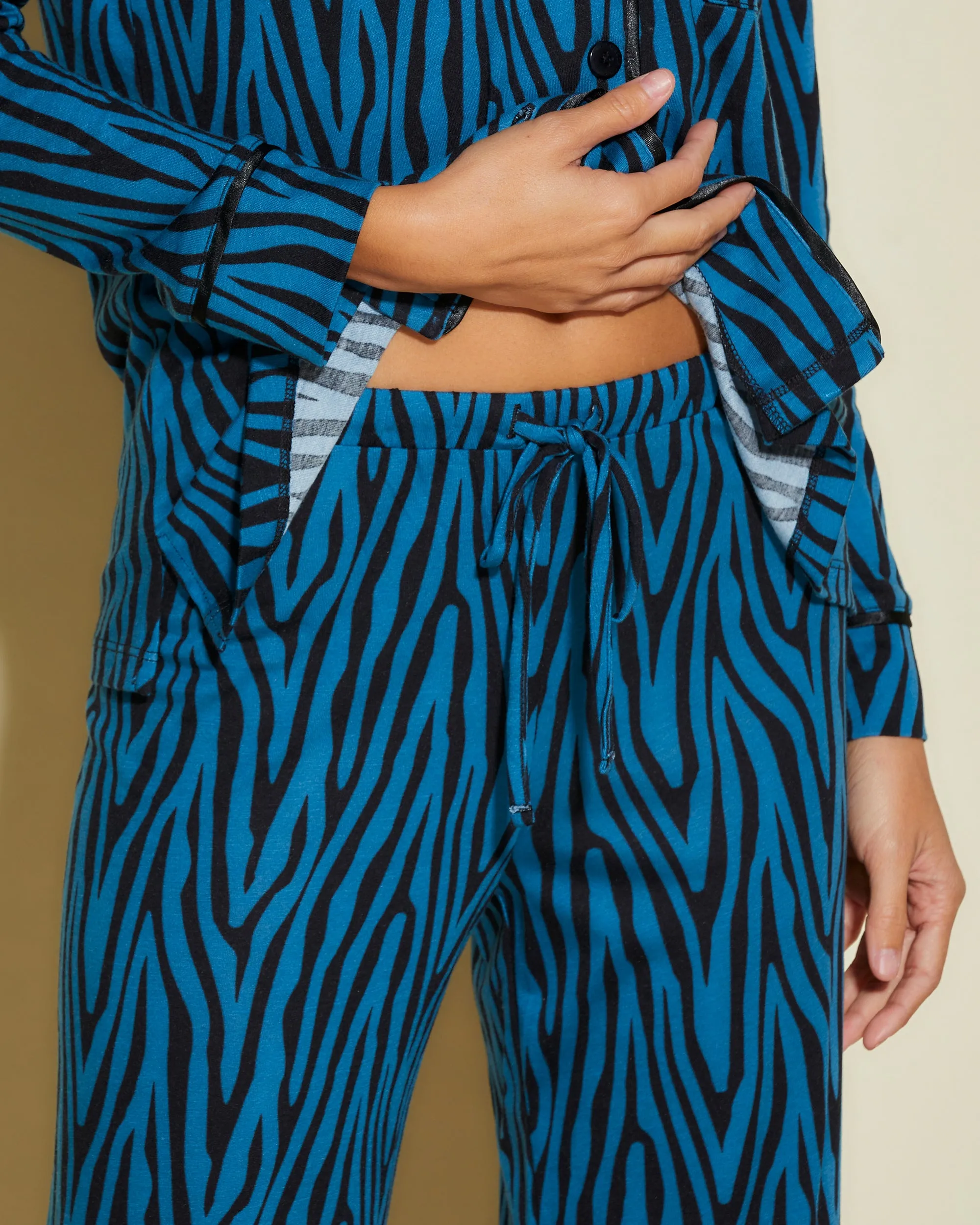 Petite Langarm Top & Hose Pyjama-Set