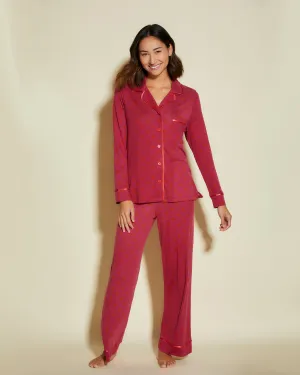 Petite Langarm Top & Hose Pyjama-Set