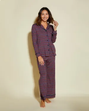Petite Langarm Top & Hose Pyjama-Set