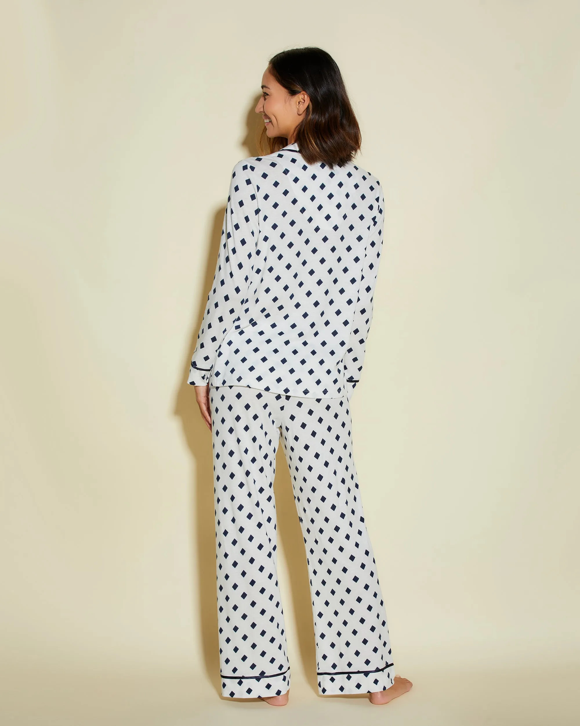 Petite Langarm Top & Hose Pyjama-Set