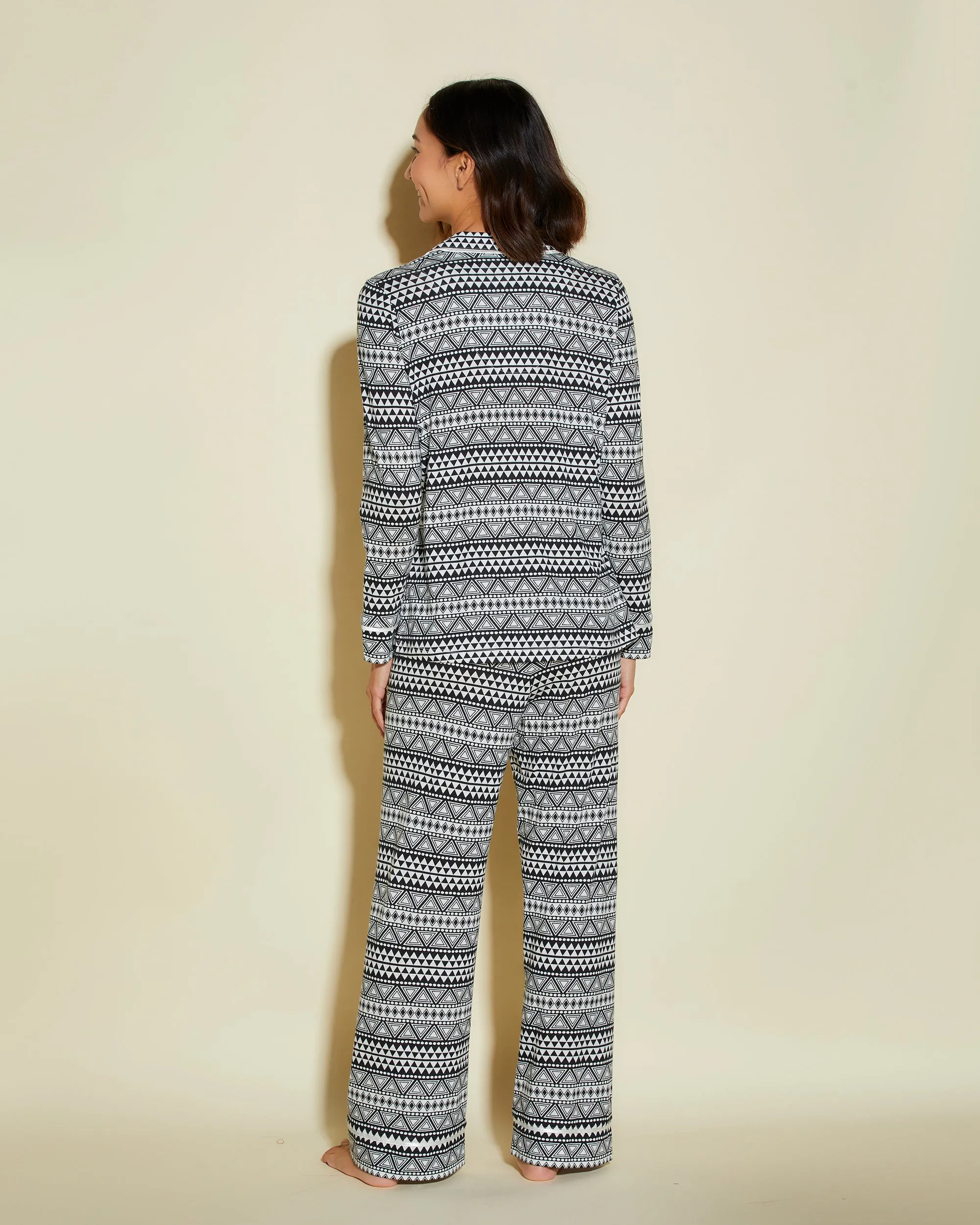 Petite Long Sleeve Top & Pant Pajama Set