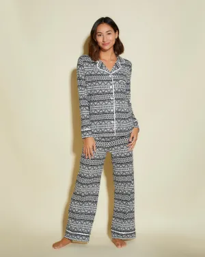 Petite Long Sleeve Top & Pant Pajama Set