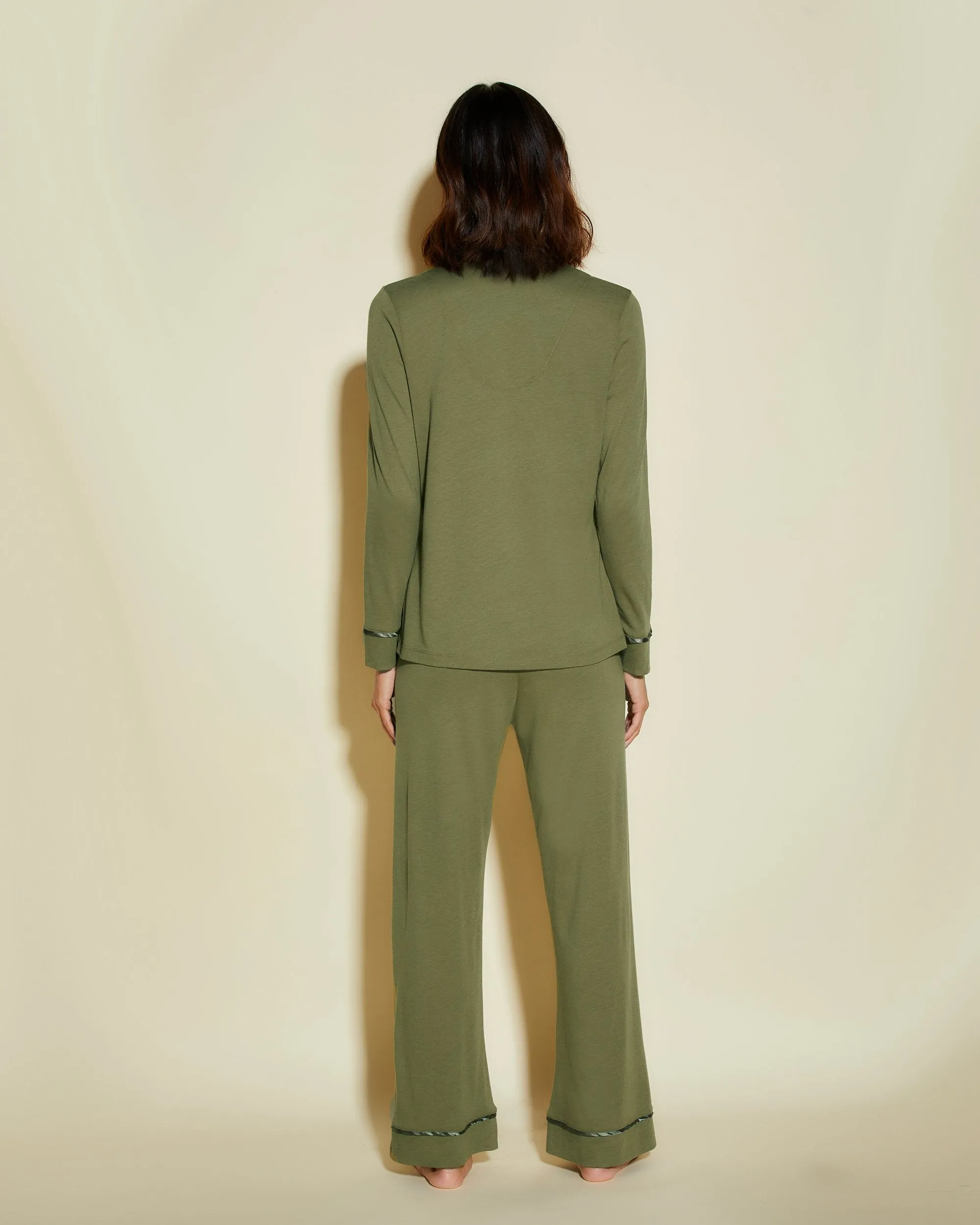 Petite Long Sleeve Top & Pant Pajama Set