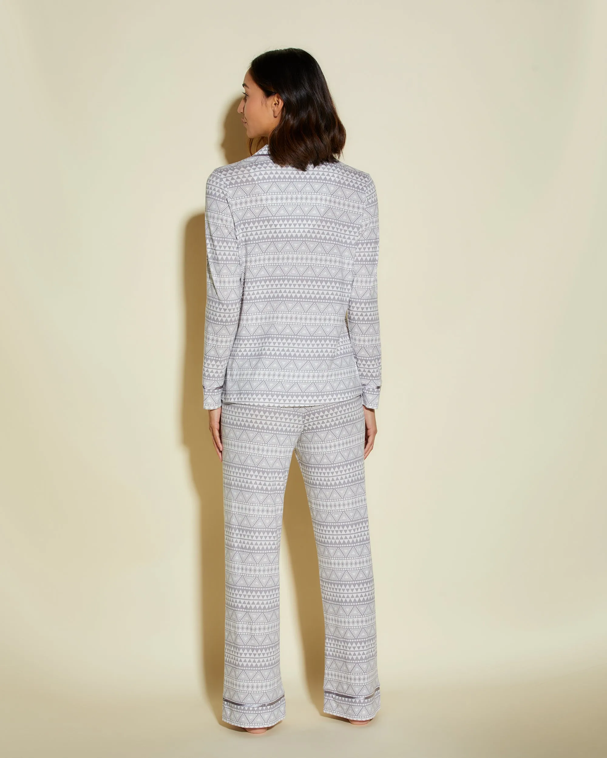 Petite Long Sleeve Top & Pant Pajama Set