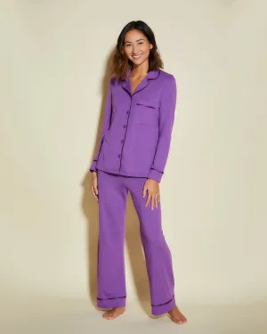 Petite Long Sleeve Top & Pant Pajama Set