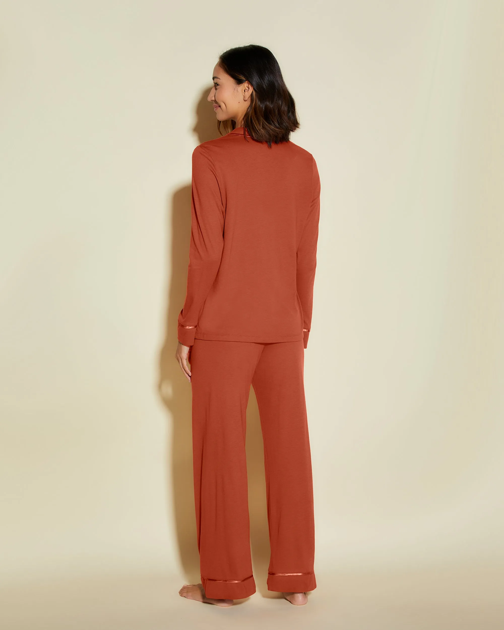 Petite Long Sleeve Top & Pant Pajama Set