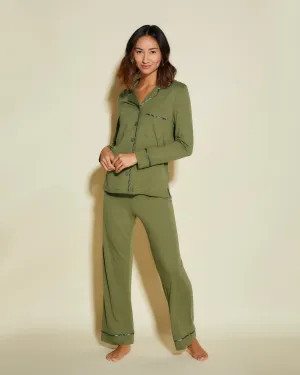 Petite Long Sleeve Top & Pant Pajama Set