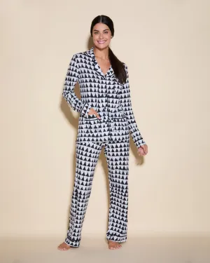Pigiama Con Top A 3 Tasca A Maniche Lunga E Pantaloni