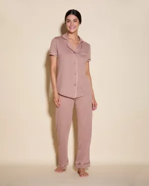 Pigiama Con Top A Maniche Corte E Pantaloni