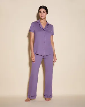 Pigiama Con Top A Maniche Corte E Pantaloni