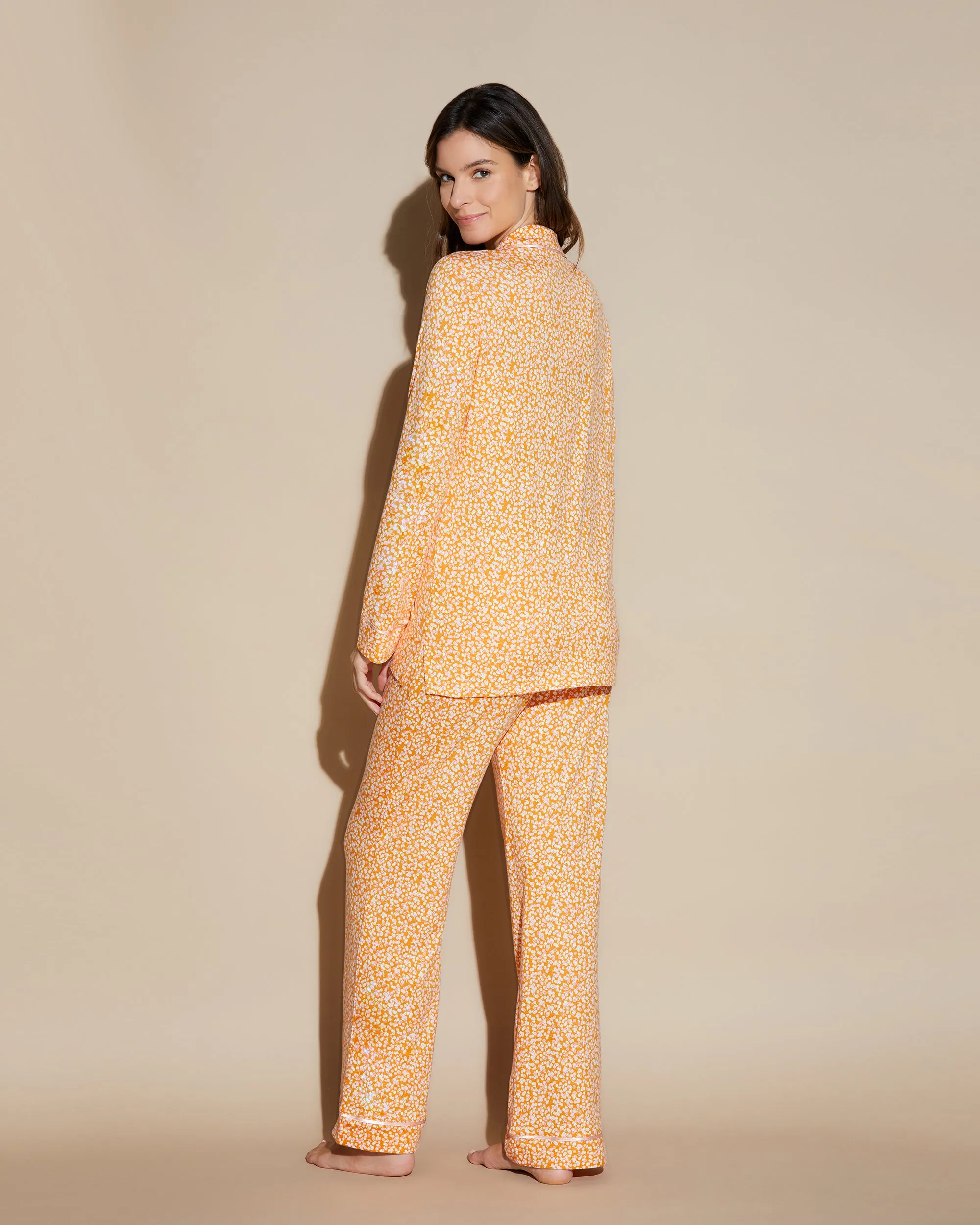 Pigiama Petite Stampato Con Top A Maniche Lunghe E Pantaloni