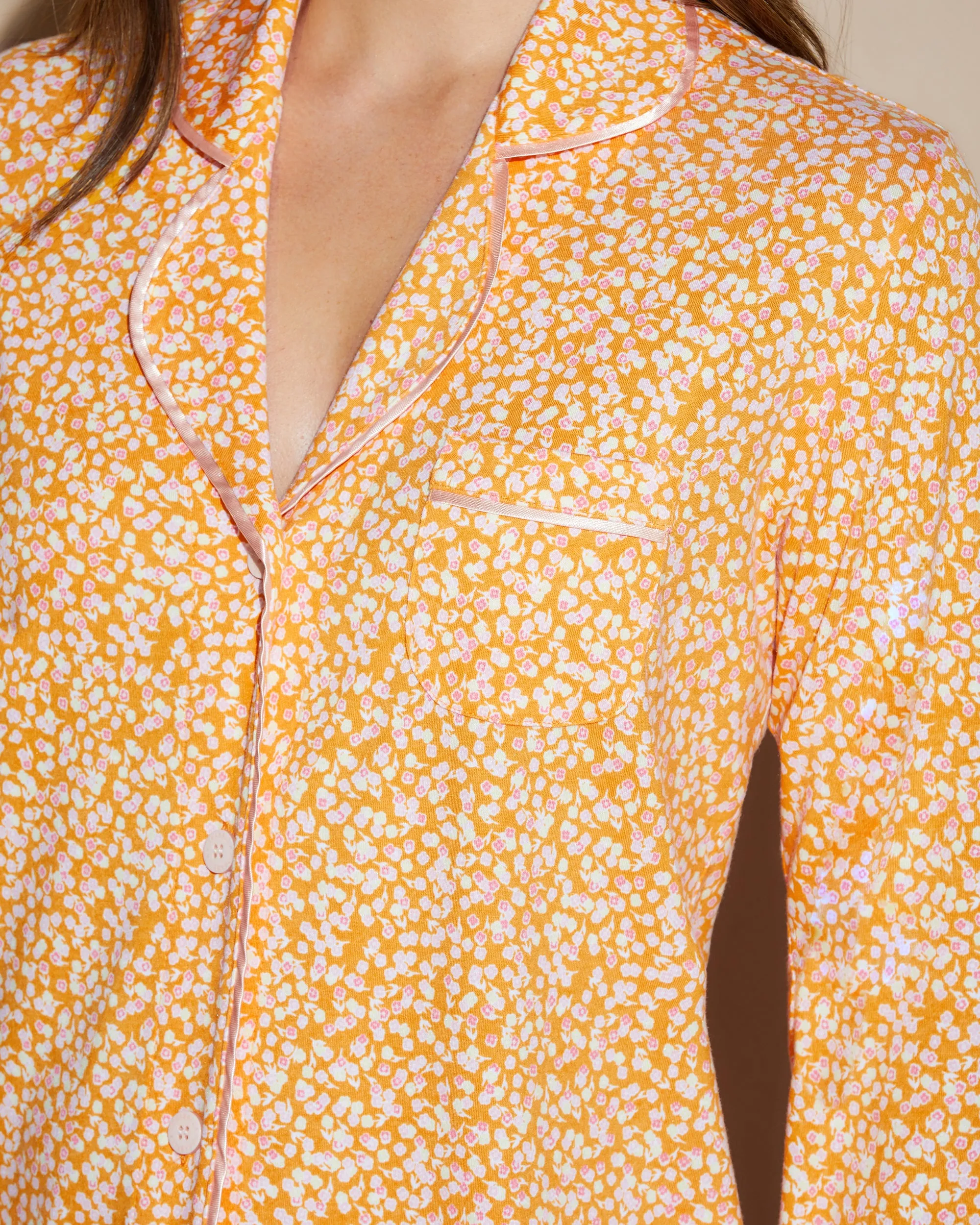 Pigiama Petite Stampato Con Top A Maniche Lunghe E Pantaloni