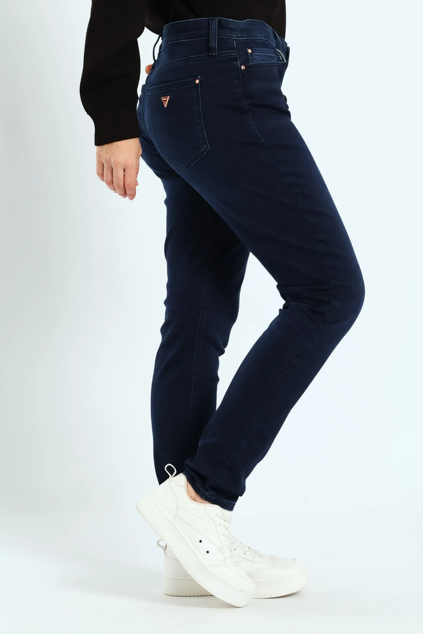 Power Skinny Low Rise Denim - Dark Wash Ink