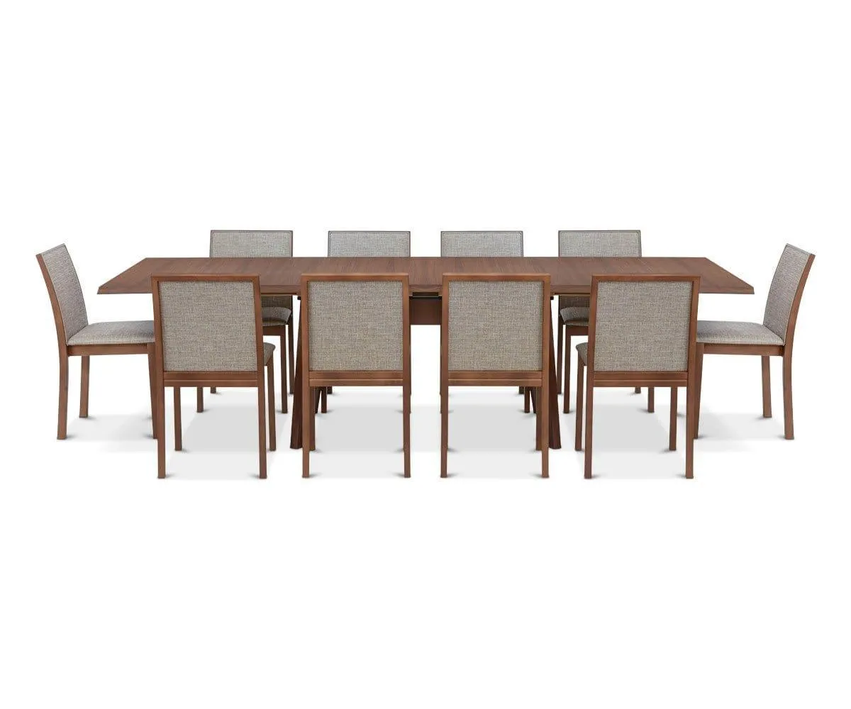 Randers Rectangular Extension Table - Walnut