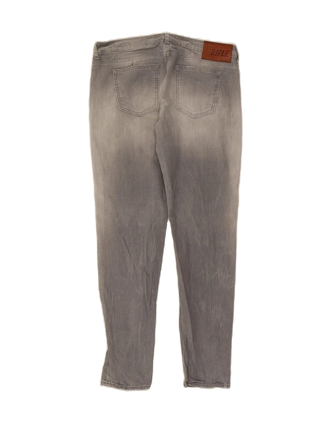 RIFLE Womens Skinny Jeans W31 L30 Grey Cotton
