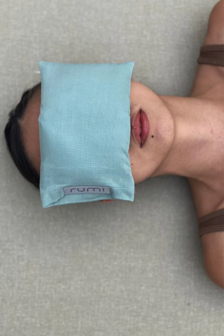 Rumi Eye Pillow Peacock