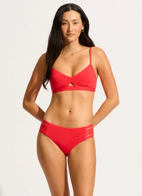 Seafolly Collective Hybrid Bralette - Chilli Red