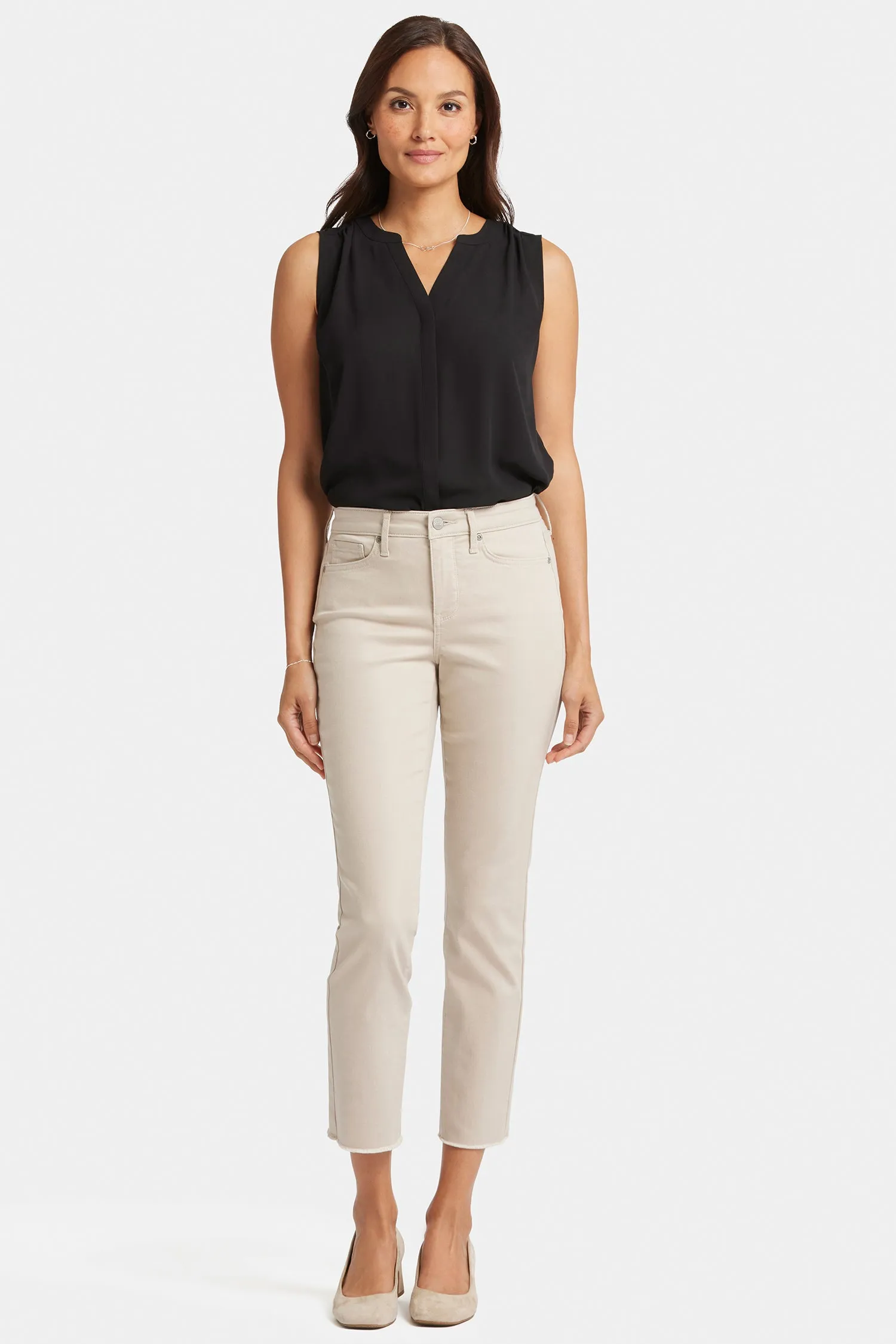 Sheri Slim Ankle Jeans In Petite - Feather