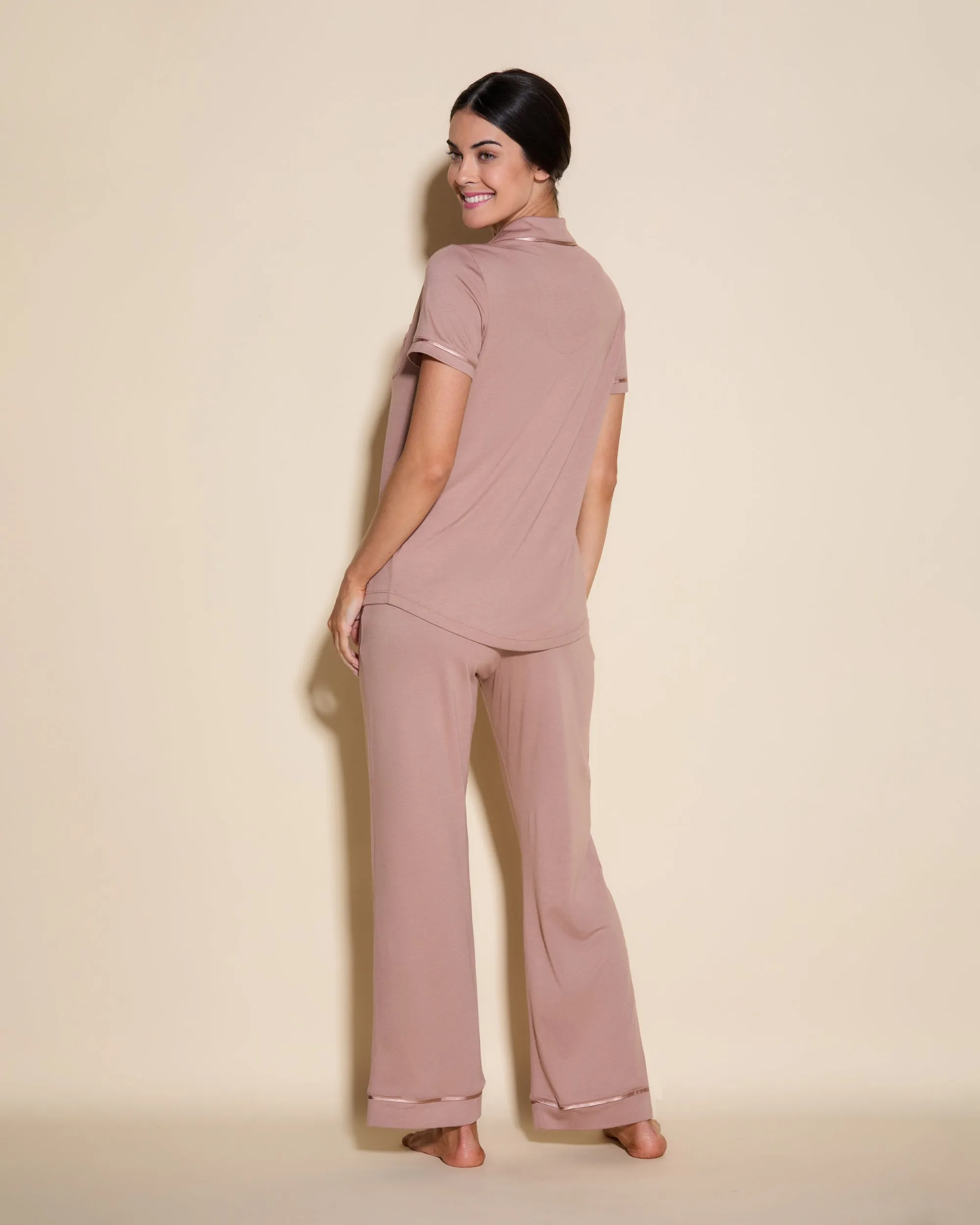 Short Sleeve Top & Pant Pajama Set