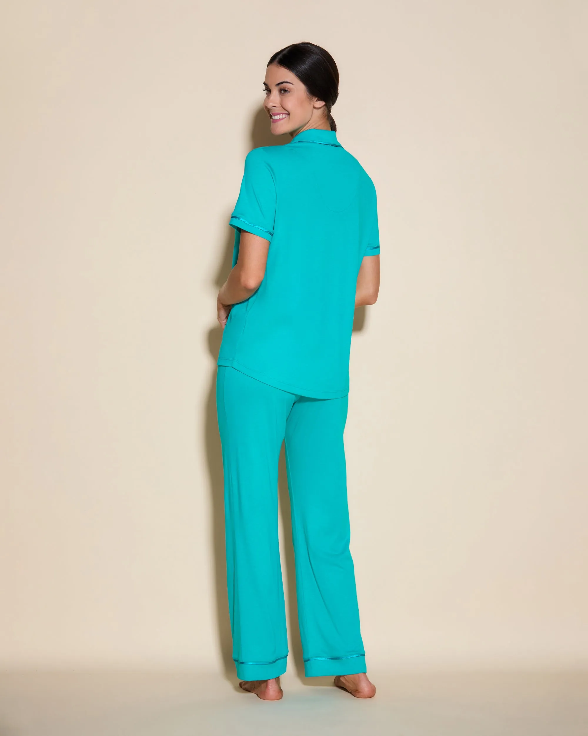 Short Sleeve Top & Pant Pajama Set