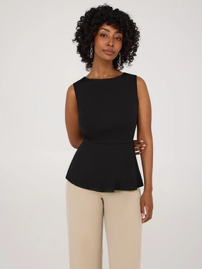 Sleeveless Peplum Top