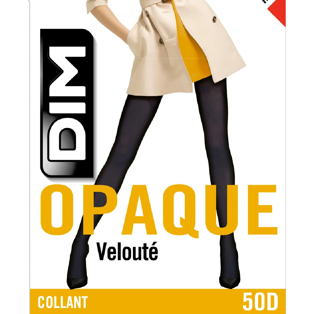 Style 50 opaque velour tights in chocolate