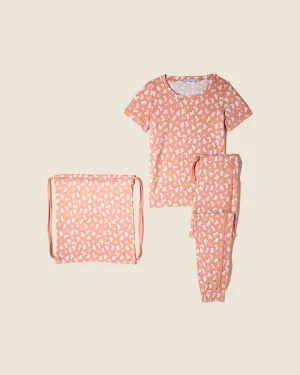T-Shirt E Jogger Con Borsa