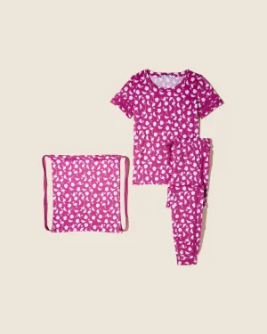 T-Shirt E Jogger Con Borsa
