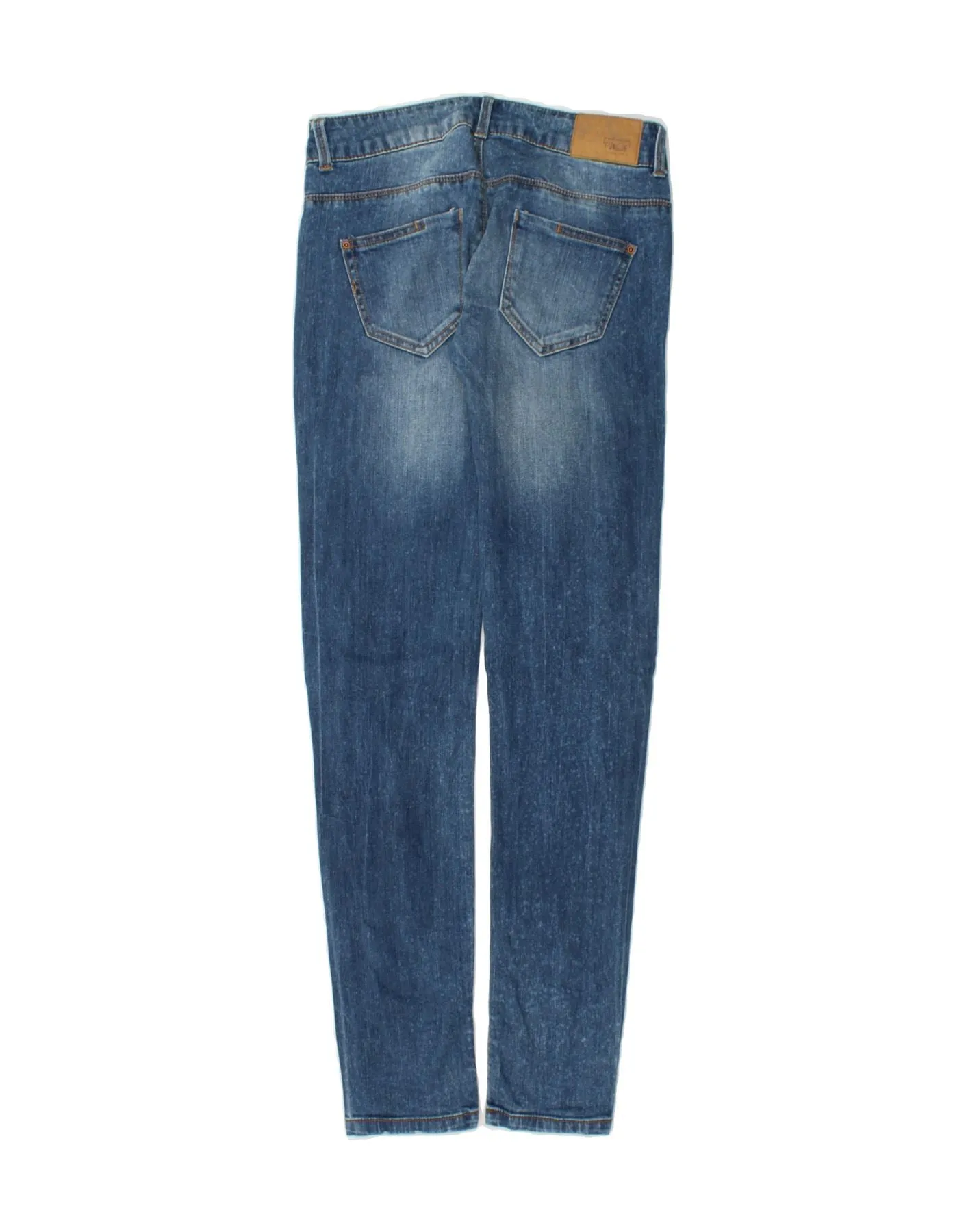 ZARA Womens Distressed Skinny Jeans EU 36 XS W26 L32 Blue Cotton