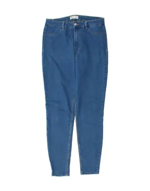 ZARA Womens Skinny Jeans EU 42 Large W32 L28 Blue Cotton